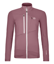 Mikina ORTOVOX Fleece Grid Jacket Women's Dusk Rose